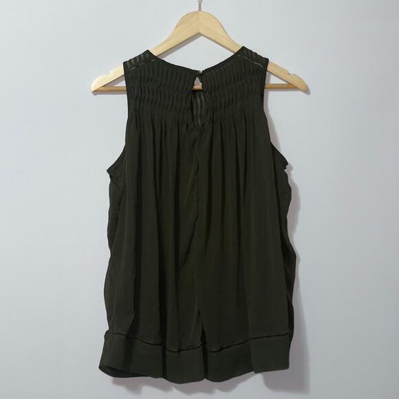Banana republic green blouse women’s size small - Picture 2 of 8